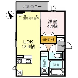 ルテドヴィラージュの物件間取画像